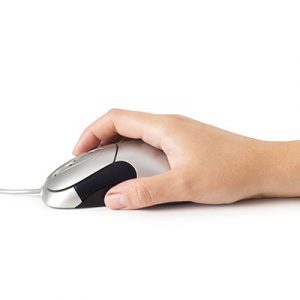 Computer mouse, similar in size to a medium potato